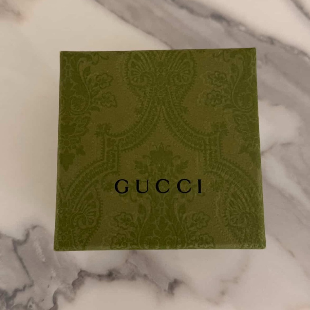 Gucci Silver Interlocking Studd Earrings Used Onc… - image 2